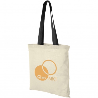 Logo trade promotional giveaways image of: Nevada Cotton Tote, black