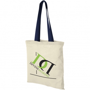 Logo trade promotional merchandise image of: Nevada Cotton Tote, dark blue