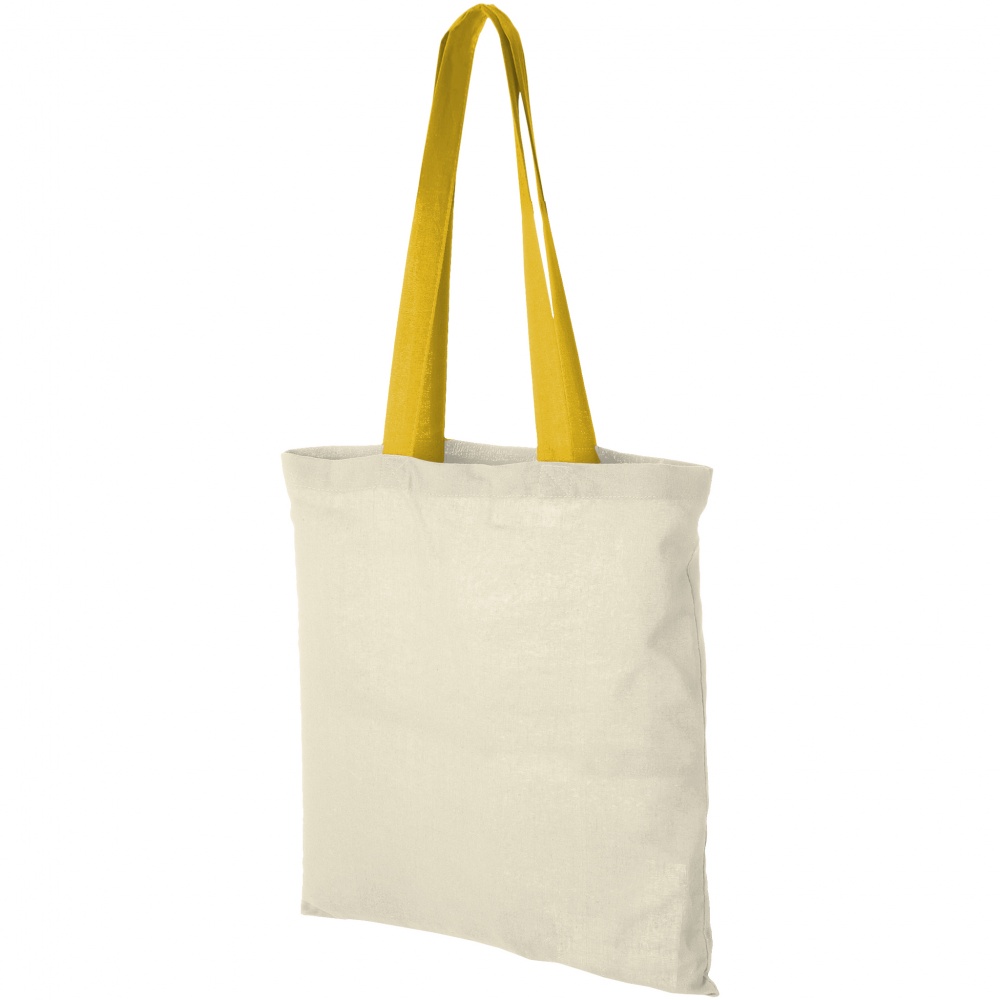 Logo trade promotional product photo of: Nevada Cotton Tote, yellow