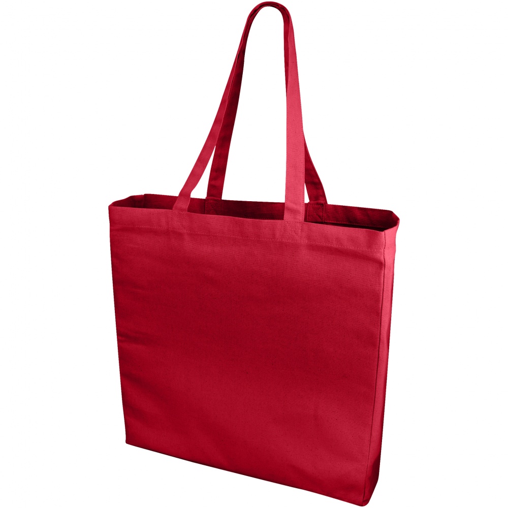 Logo trade promotional merchandise picture of: Odessa cotton tote, red