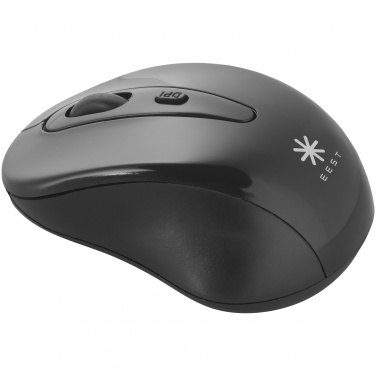 Logo trade promotional merchandise image of: Stanford wireless mouse, black