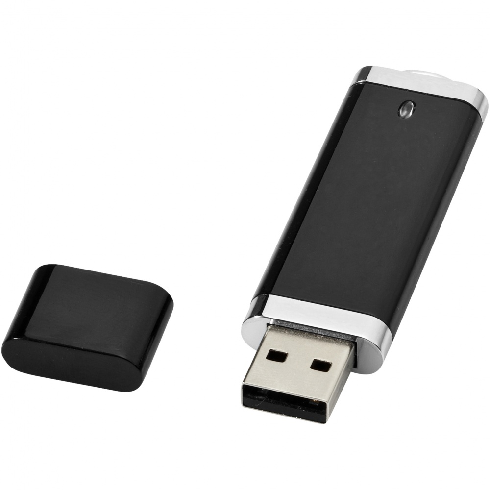 Logo trade promotional gifts image of: Flat USB 2GB