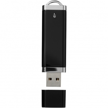 Logo trade promotional products picture of: Flat USB, 4GB, black