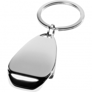 Logotrade business gifts photo of: Bottle opener key chain, silver