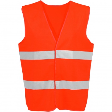 Logo trade promotional merchandise image of: Professional safety vest, orange