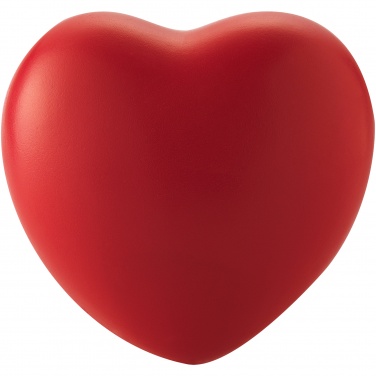 Logotrade promotional gift image of: Heart shaped stress reliever, red