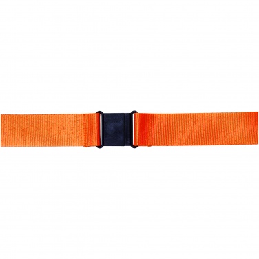 Logotrade promotional item picture of: Yogi lanyard with detachable buckle, orange