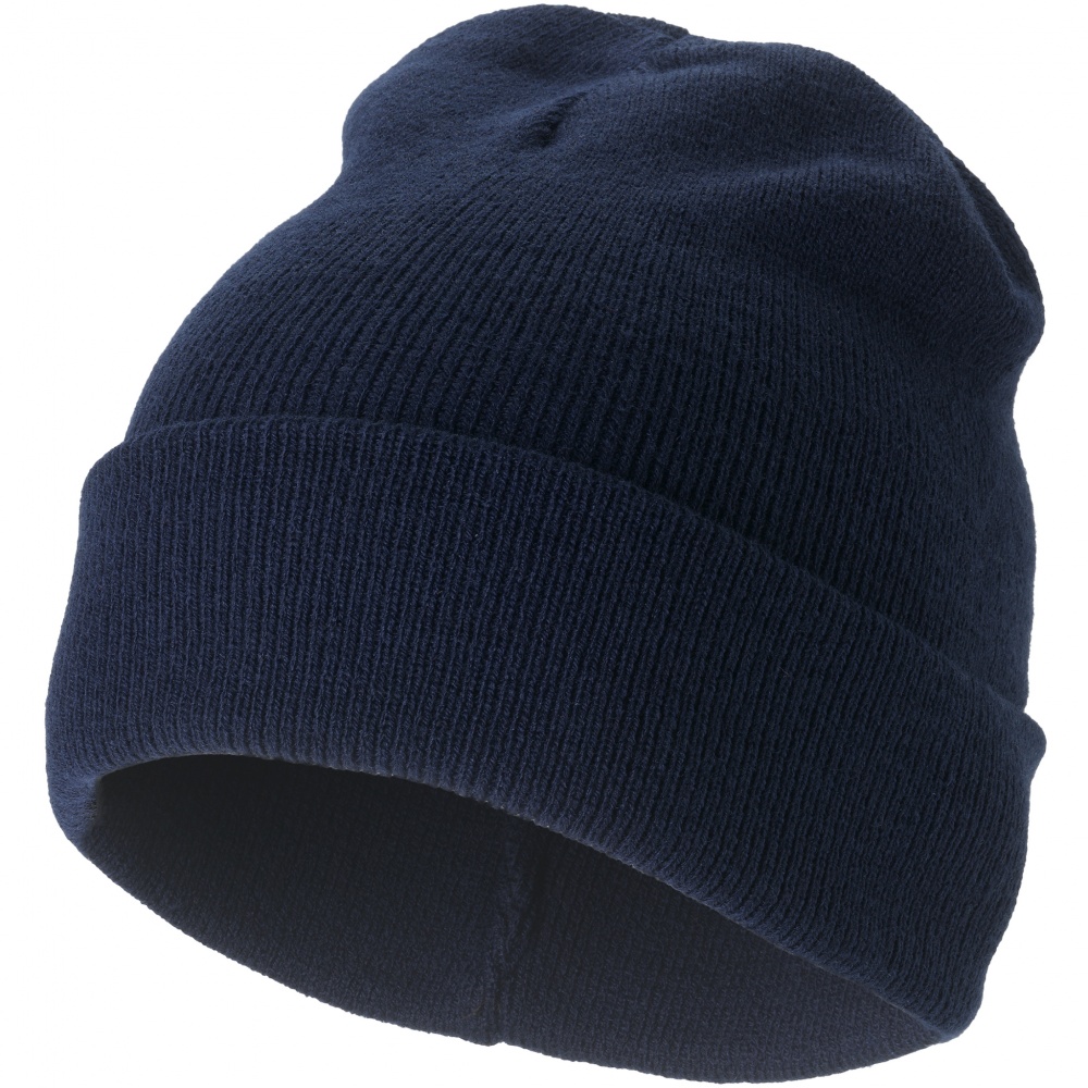 Logotrade promotional product picture of: Irwin Beanie, navy