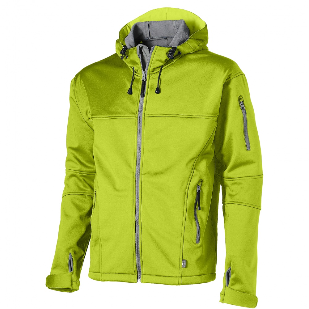 Logotrade corporate gift image of: Match softshell jacket, light green