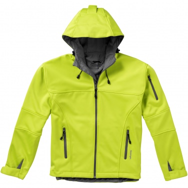 Logotrade promotional gift image of: Match softshell jacket, light green
