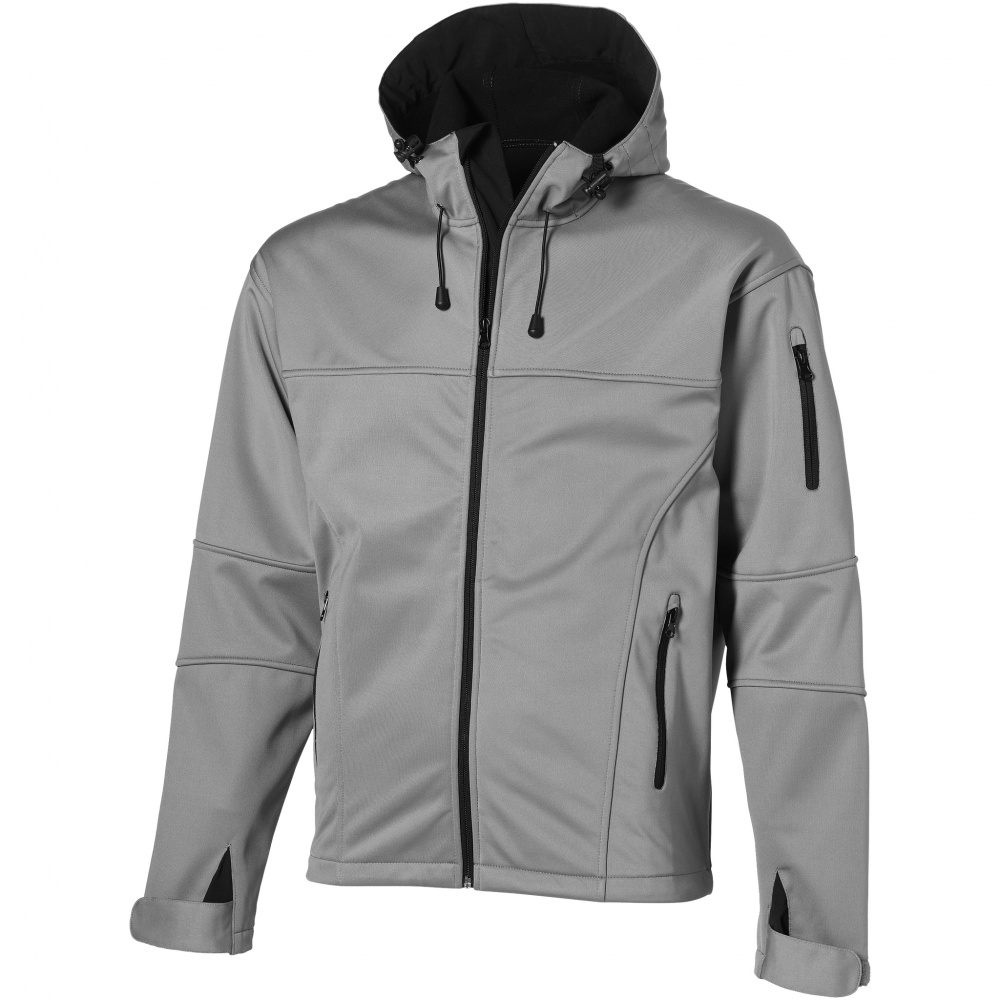 Logotrade promotional giveaway image of: Match softshell jacket, grey