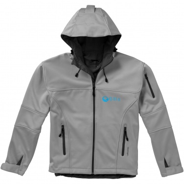 Logo trade promotional merchandise picture of: Match softshell jacket, grey