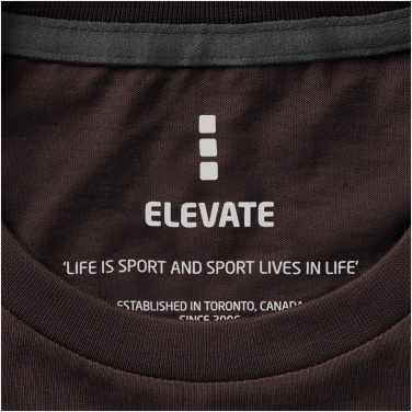 Logo trade promotional items image of: Nanaimo short sleeve T-Shirt, dark brown