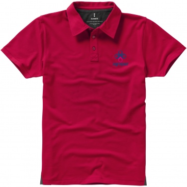 Logo trade promotional giveaways picture of: Markham short sleeve polo