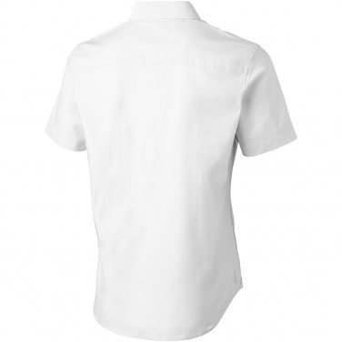 Logotrade business gift image of: Manitoba short sleeve shirt, white