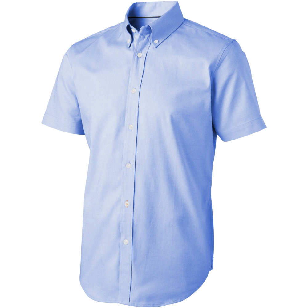 Logotrade promotional products photo of: Manitoba short sleeve shirt, light blue