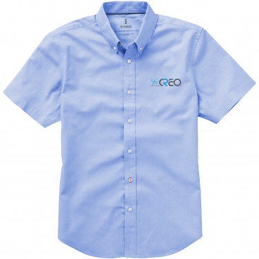Logo trade promotional products picture of: Manitoba short sleeve shirt, light blue