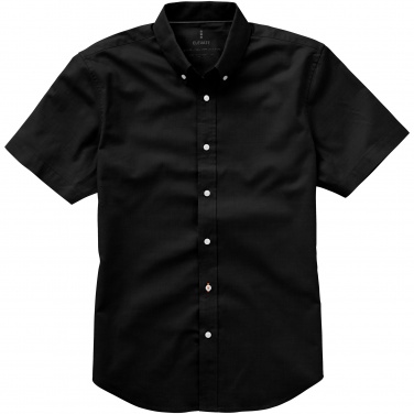 Logotrade promotional product picture of: Manitoba short sleeve shirt, black