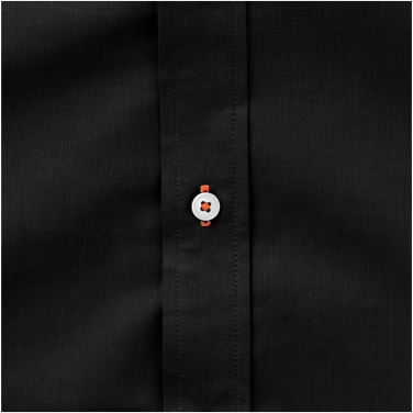 Logotrade promotional giveaway image of: Manitoba short sleeve shirt, black