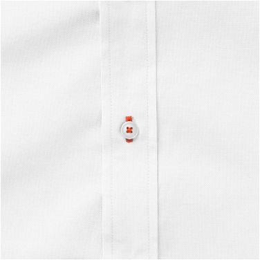 Logotrade business gift image of: Manitoba short sleeve ladies shirt, white