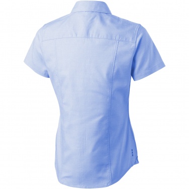 Logotrade promotional giveaway image of: Manitoba short sleeve ladies shirt, light blue