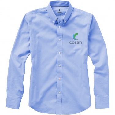 Logo trade promotional giveaways picture of: Vaillant long sleeve shirt, light blue