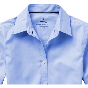 Logo trade promotional item photo of: Vaillant long sleeve ladies shirt, light blue
