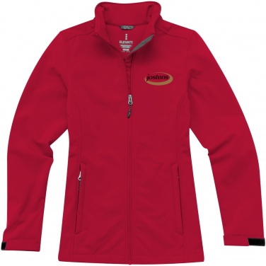Logotrade promotional product picture of: Maxson softshell ladies jacket, red
