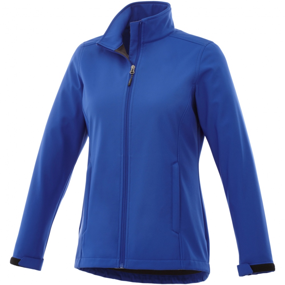 Logotrade advertising product picture of: Maxson softshell ladies jacket, blue