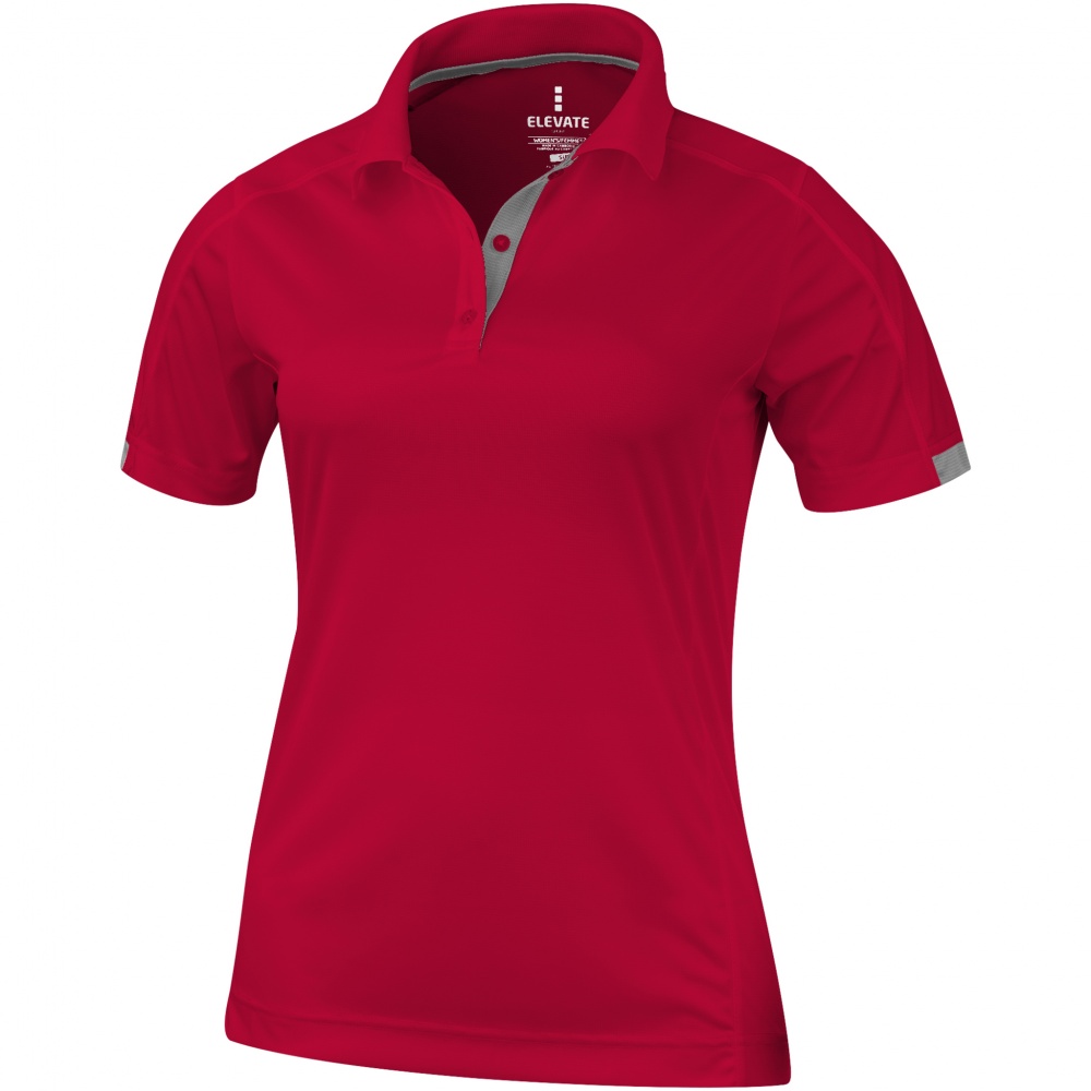 Logo trade business gifts image of: Kiso short sleeve ladies polo