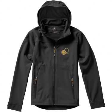 Logotrade promotional item picture of: Langley softshell jacket, dark grey
