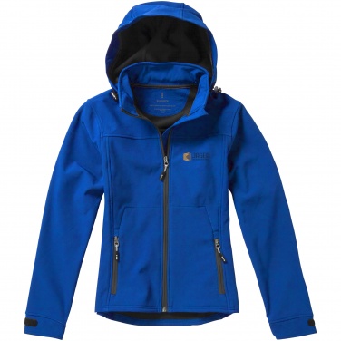 Logotrade promotional gifts photo of: Langley softshell ladies jacket, blue