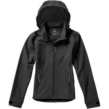Logotrade business gift image of: Langley softshell ladies jacket, dark grey