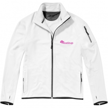 Logo trade promotional giveaways picture of: Mani power fleece full zip jacket