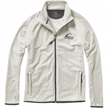Logo trade promotional giveaways picture of: Brossard micro fleece full zip jacket