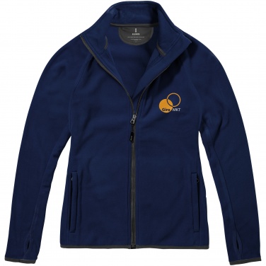 Logo trade corporate gifts image of: Brossard micro fleece full zip ladies jacket