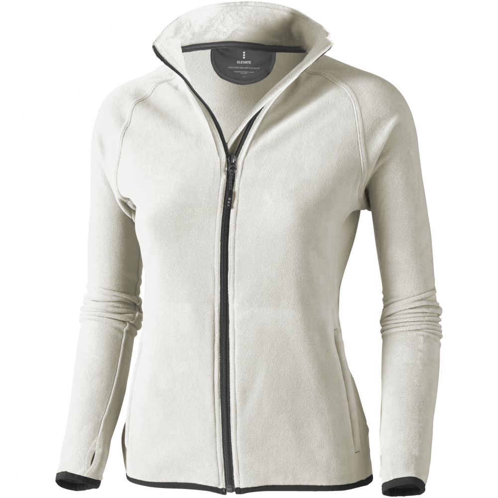Logotrade advertising product picture of: Brossard micro fleece full zip ladies jacket