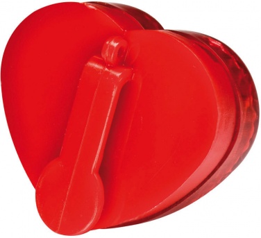 Logo trade corporate gift photo of: Flashlight clip, Red