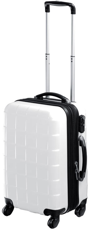 Logotrade promotional gift picture of: CrisMa Suitcase, white