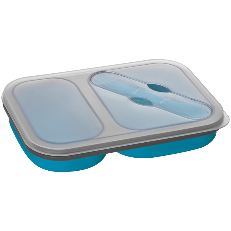 Logo trade promotional gifts picture of: Lunch box, light blue