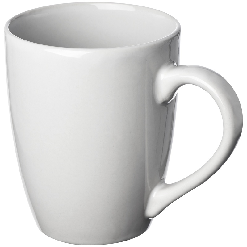 Logotrade advertising products photo of: Elegant ceramic mug, white
