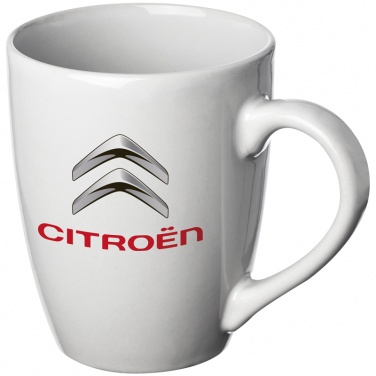 Logo trade promotional products image of: Elegant ceramic mug, white