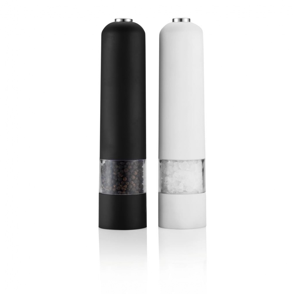 Logotrade promotional gifts photo of: Electric pepper and salt mill set, white