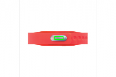 Logotrade promotional giveaway picture of: Activity tracker Keep fit, red