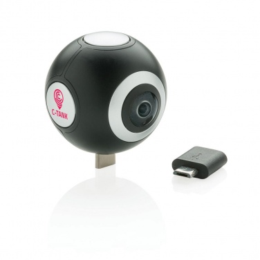 Logo trade corporate gifts picture of: Dual lens 360° photo and video camera