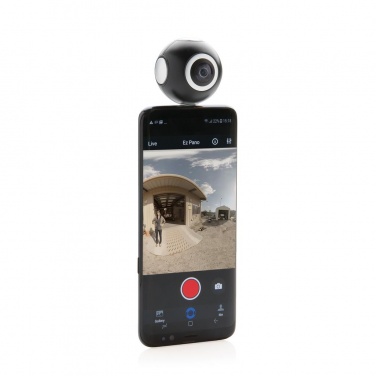 Logotrade promotional merchandise image of: Dual lens 360° photo and video camera