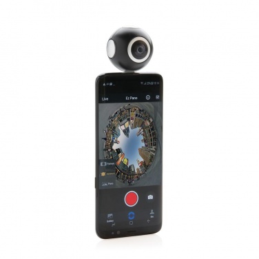 Logotrade promotional merchandise image of: Dual lens 360° photo and video camera