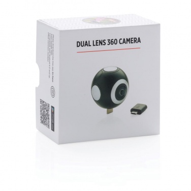 Logo trade promotional item photo of: Dual lens 360° photo and video camera