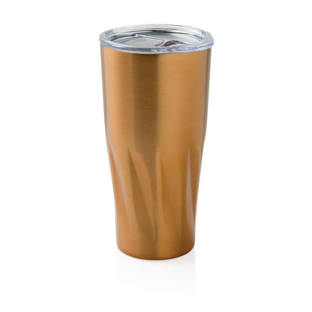 Logo trade promotional merchandise image of: Copper vacuum insulated tumbler, gold