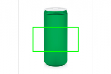 Logo trade promotional gifts image of: Eco can, green